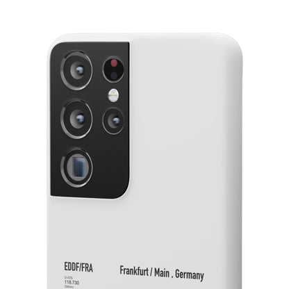 Frankfurt Airport Runway Phone Case - White Edition