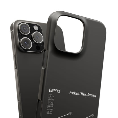 Frankfurt Airport Runway Phone Case - Black Edition