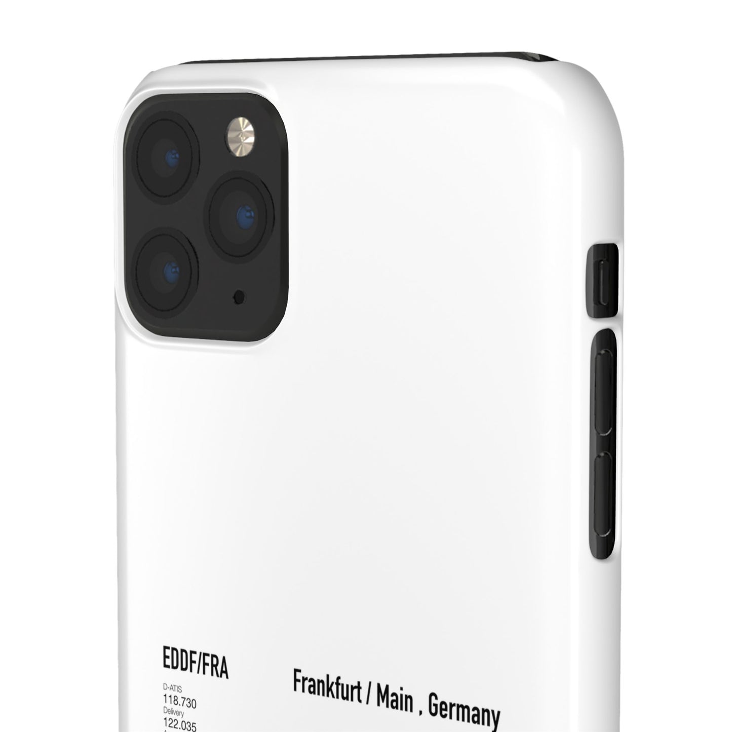 Frankfurt Airport Runway Phone Case - White Edition