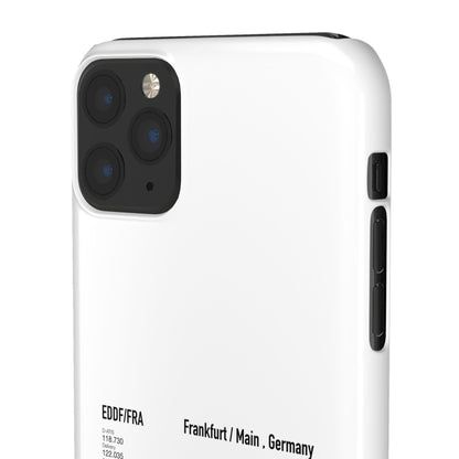 Frankfurt Airport Runway Phone Case - White Edition
