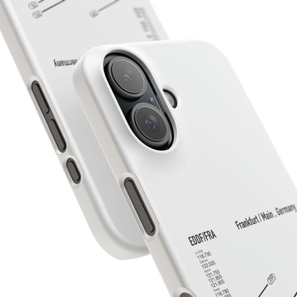 Frankfurt Airport Runway Phone Case - White Edition