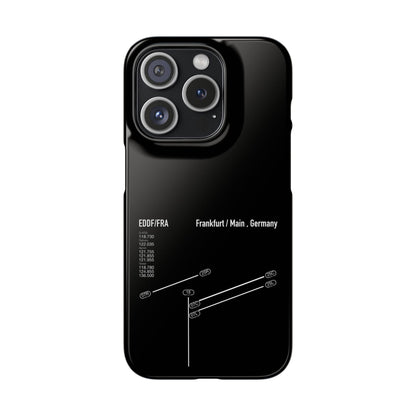 Frankfurt Airport Runway Phone Case - Black Edition