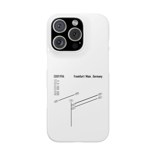 Frankfurt Airport Runway Phone Case - White Edition