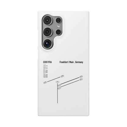 Frankfurt Airport Runway Phone Case - White Edition