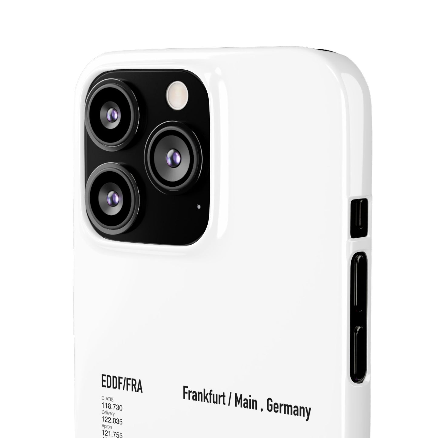 Frankfurt Airport Runway Phone Case - White Edition