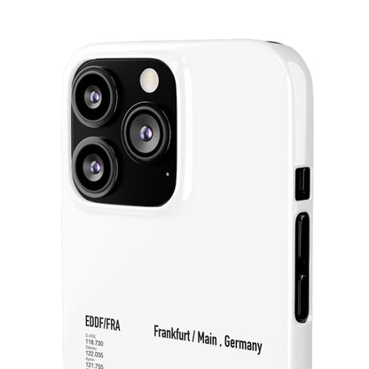 Frankfurt Airport Runway Phone Case - White Edition