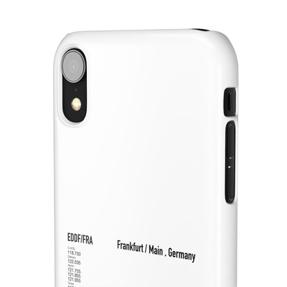 Frankfurt Airport Runway Phone Case - White Edition
