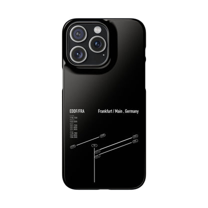 Frankfurt Airport Runway Phone Case - Black Edition