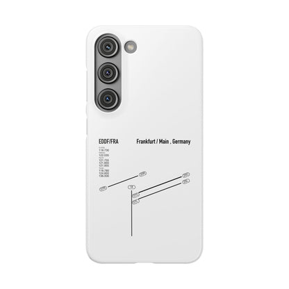 Frankfurt Airport Runway Phone Case - White Edition