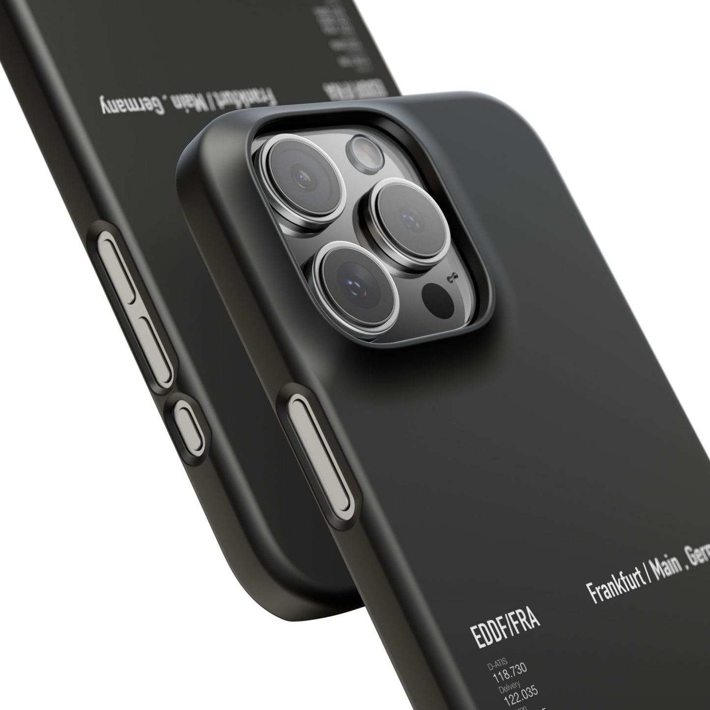 Frankfurt Airport Runway Phone Case - Black Edition