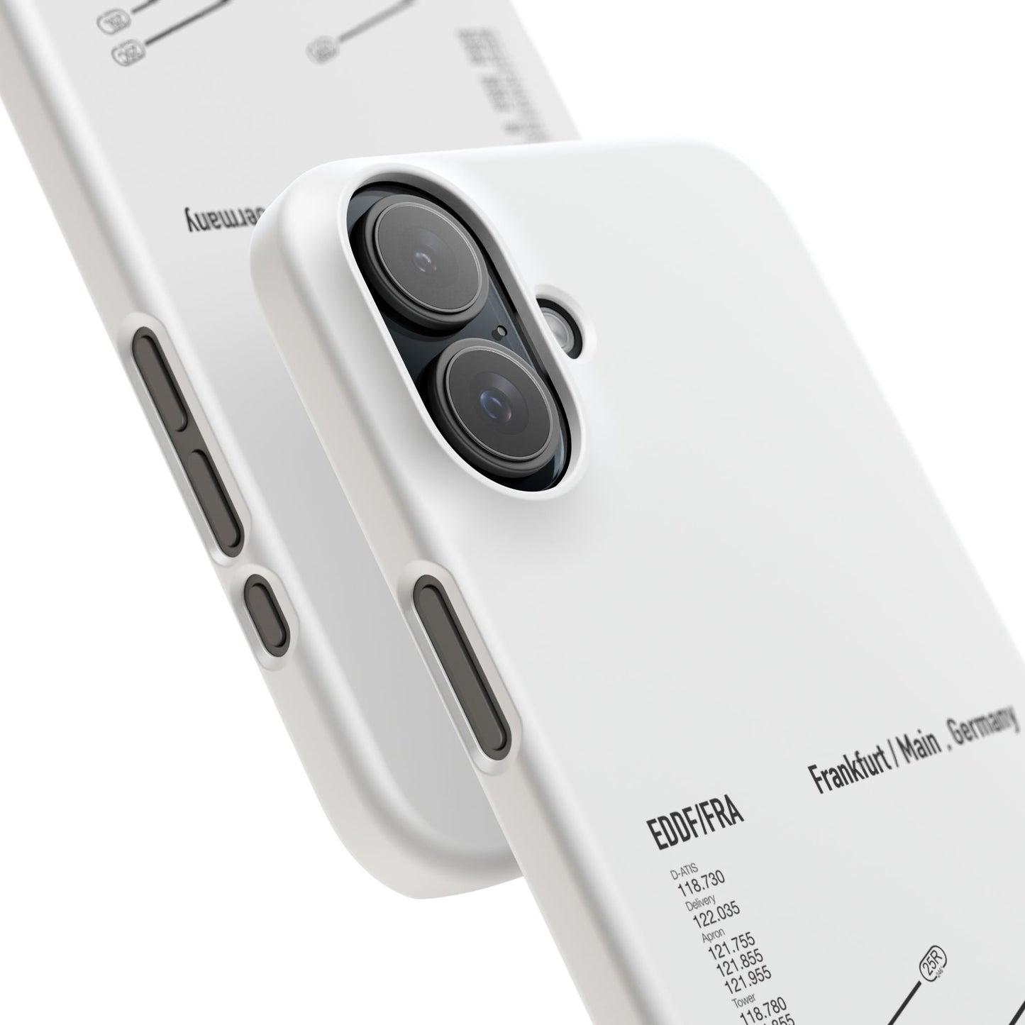 Frankfurt Airport Runway Phone Case - White Edition