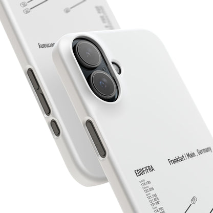 Frankfurt Airport Runway Phone Case - White Edition