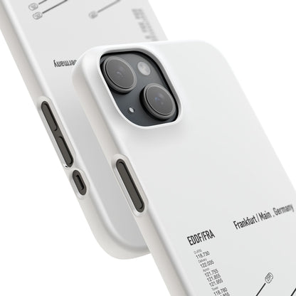 Frankfurt Airport Runway Phone Case - White Edition