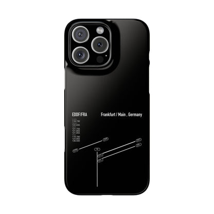 Frankfurt Airport Runway Phone Case - Black Edition