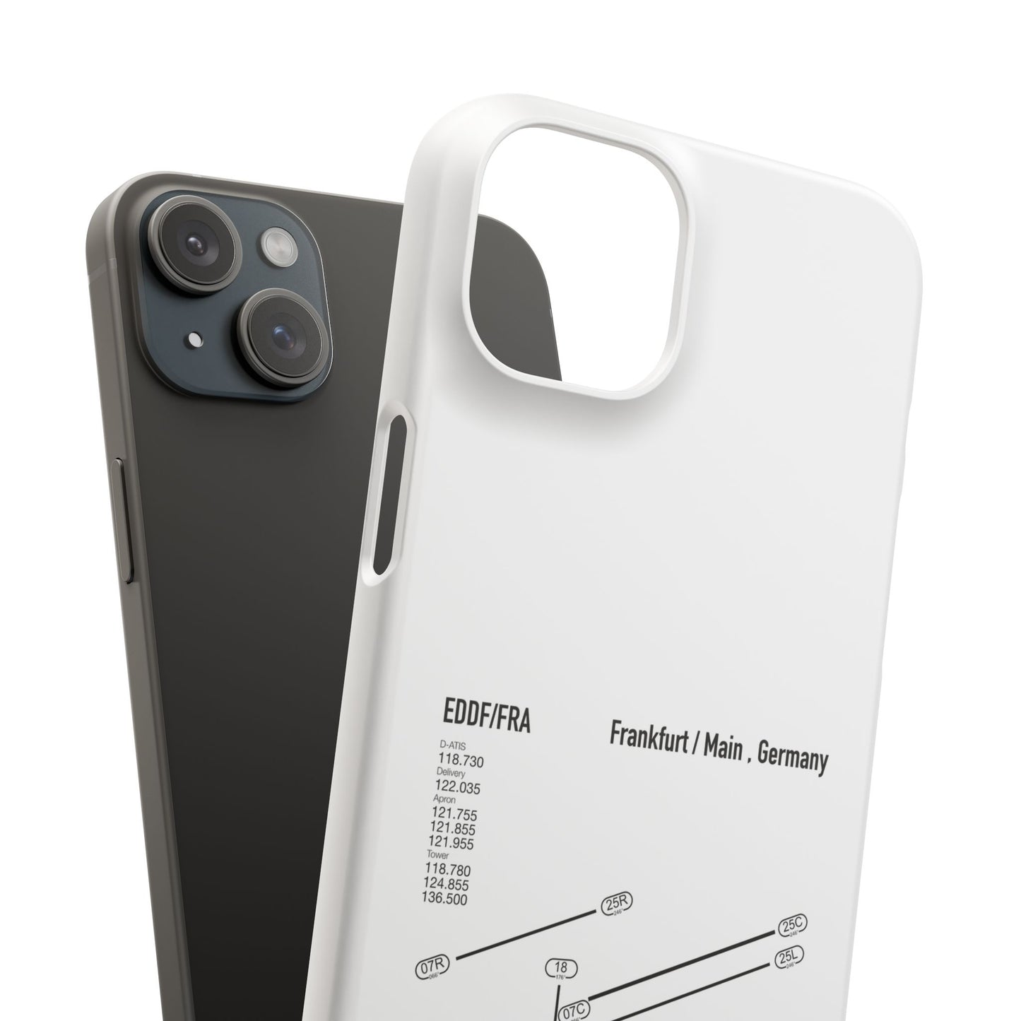 Frankfurt Airport Runway Phone Case - White Edition