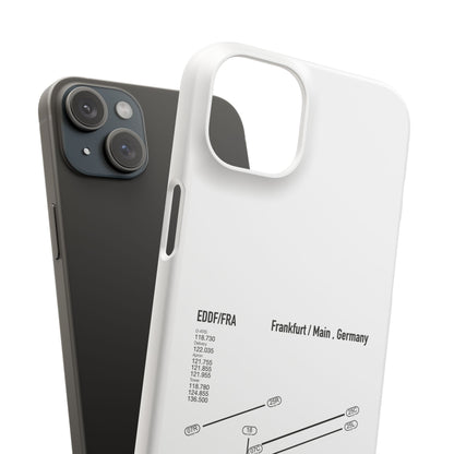 Frankfurt Airport Runway Phone Case - White Edition