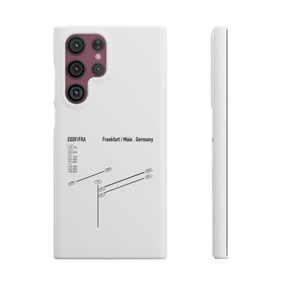Frankfurt Airport Runway Phone Case - White Edition