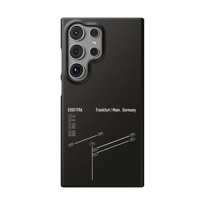 Frankfurt Airport Runway Phone Case - Black Edition