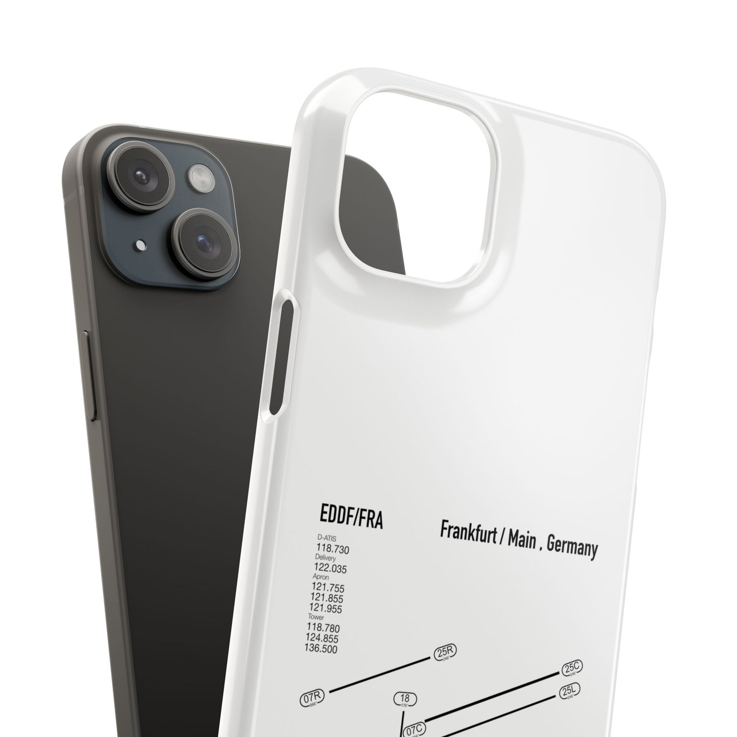 Frankfurt Airport Runway Phone Case - White Edition
