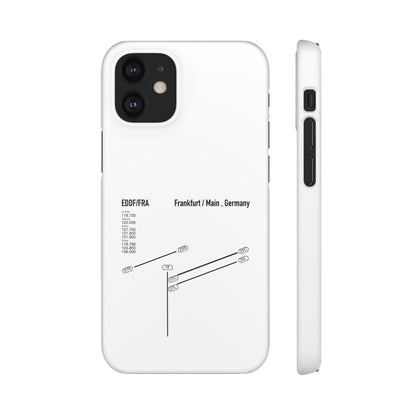 Frankfurt Airport Runway Phone Case - White Edition