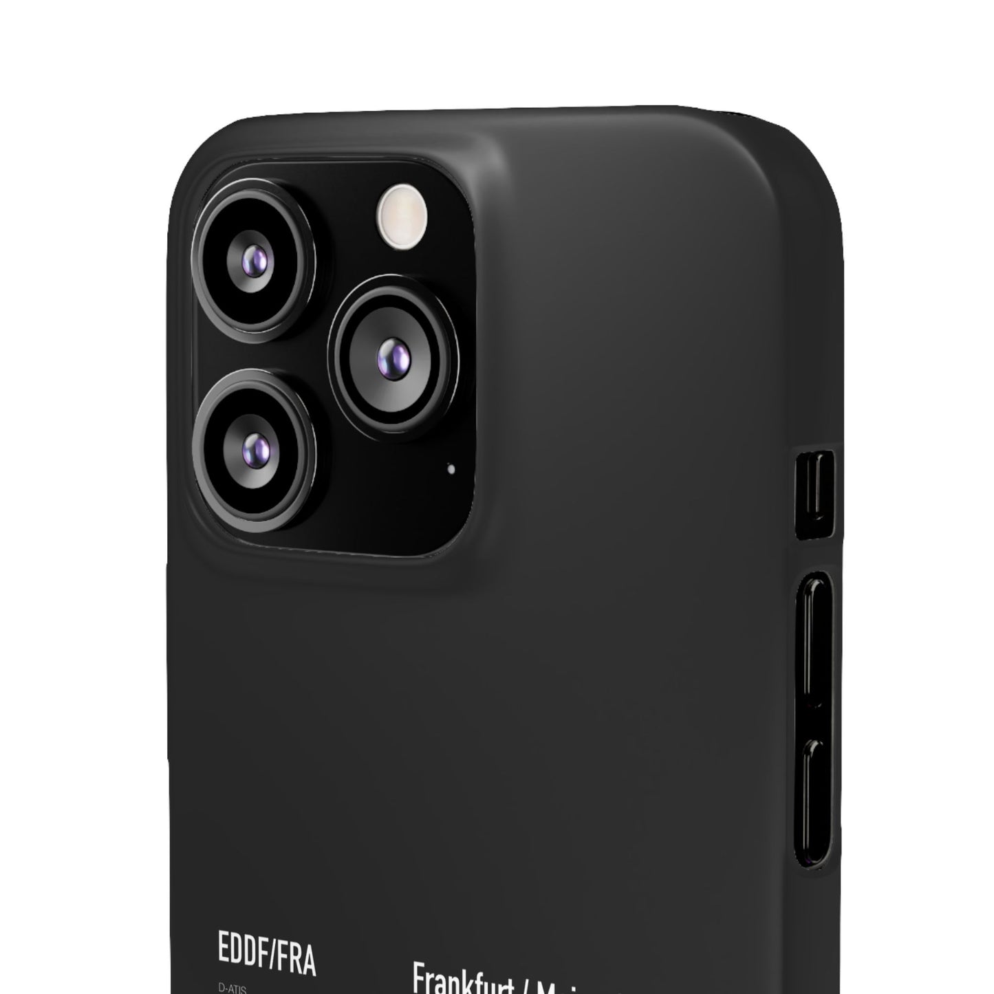 Frankfurt Airport Runway Phone Case - Black Edition