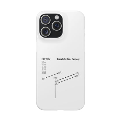 Frankfurt Airport Runway Phone Case - White Edition