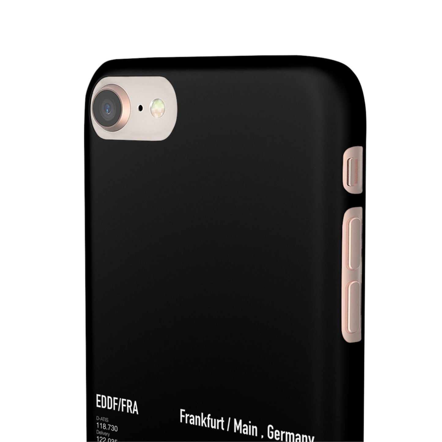 Frankfurt Airport Runway Phone Case - Black Edition
