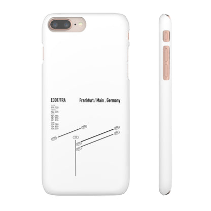 Frankfurt Airport Runway Phone Case - White Edition
