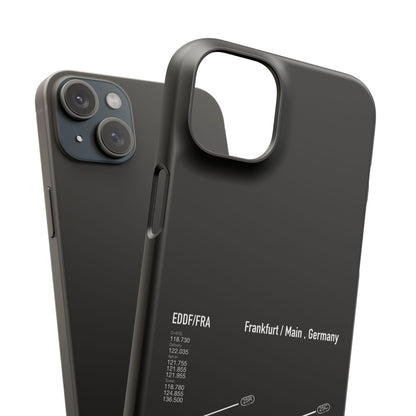 Frankfurt Airport Runway Phone Case - Black Edition