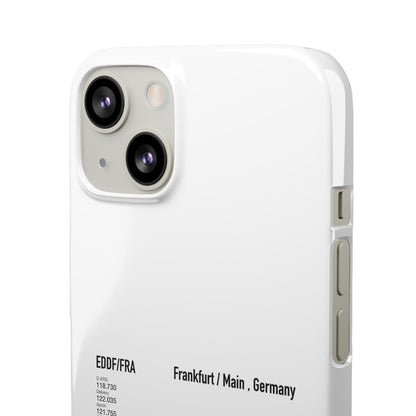 Frankfurt Airport Runway Phone Case - White Edition