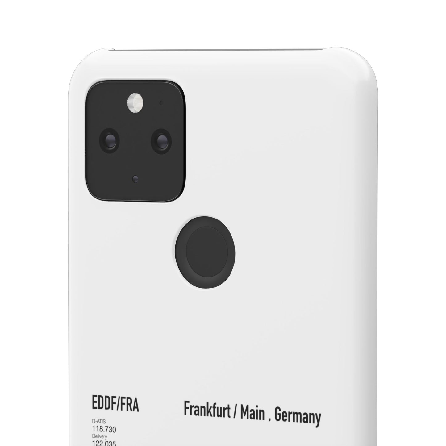 Frankfurt Airport Runway Phone Case - White Edition