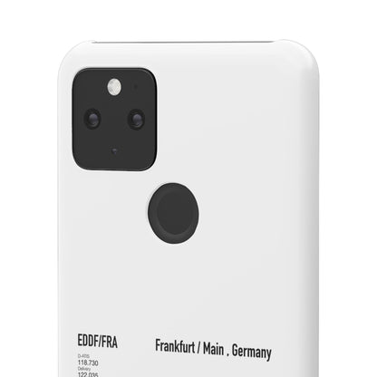 Frankfurt Airport Runway Phone Case - White Edition