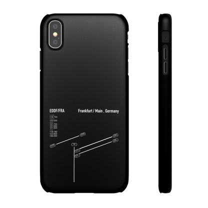 Frankfurt Airport Runway Phone Case - Black Edition