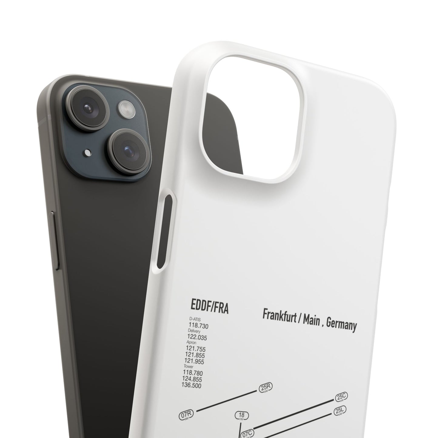 Frankfurt Airport Runway Phone Case - White Edition