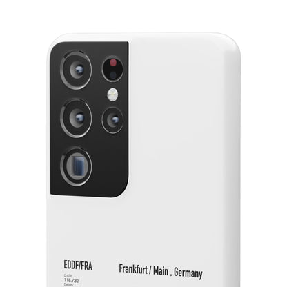 Frankfurt Airport Runway Phone Case - White Edition