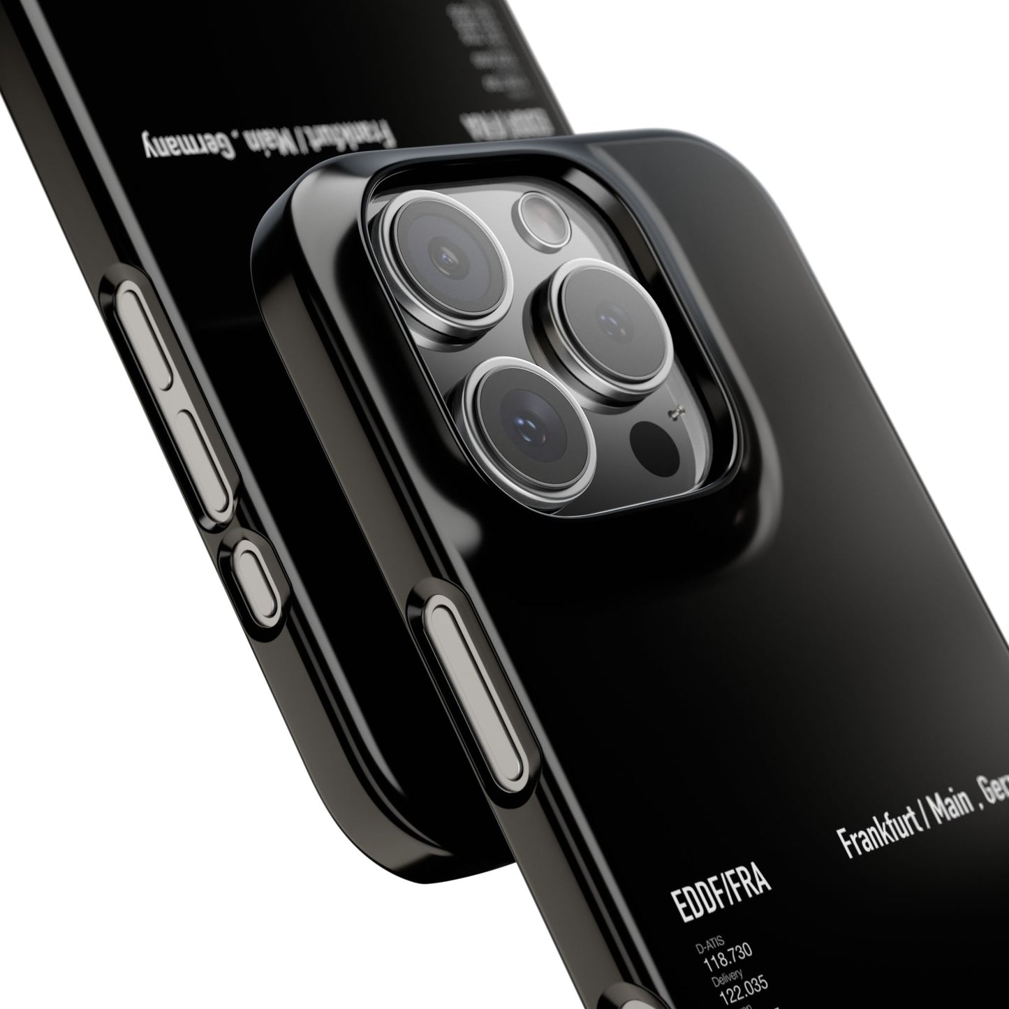 Frankfurt Airport Runway Phone Case - Black Edition