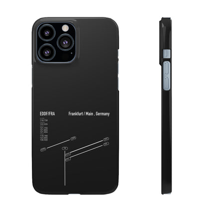 Frankfurt Airport Runway Phone Case - Black Edition