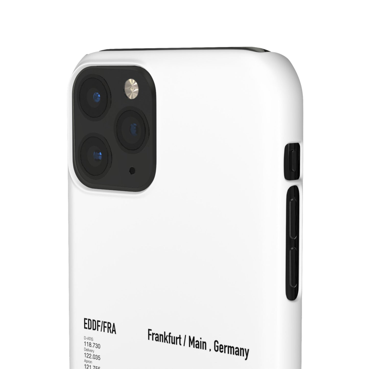 Frankfurt Airport Runway Phone Case - White Edition