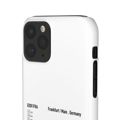 Frankfurt Airport Runway Phone Case - White Edition