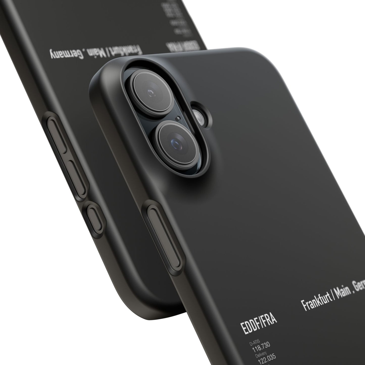 Frankfurt Airport Runway Phone Case - Black Edition
