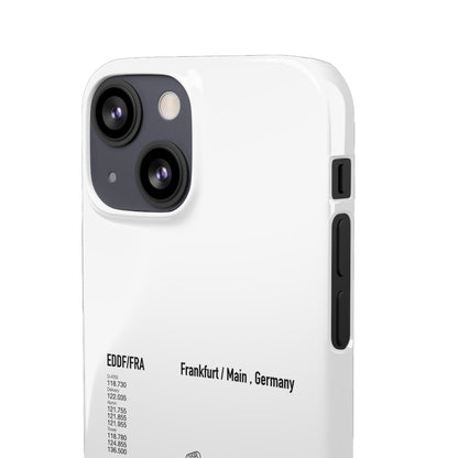 Frankfurt Airport Runway Phone Case - White Edition