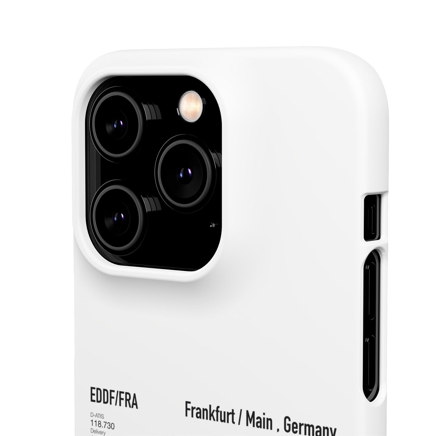 Frankfurt Airport Runway Phone Case - White Edition