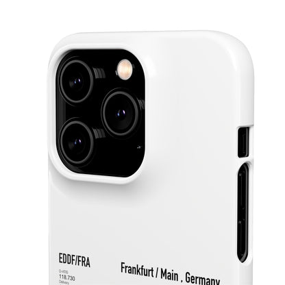 Frankfurt Airport Runway Phone Case - White Edition