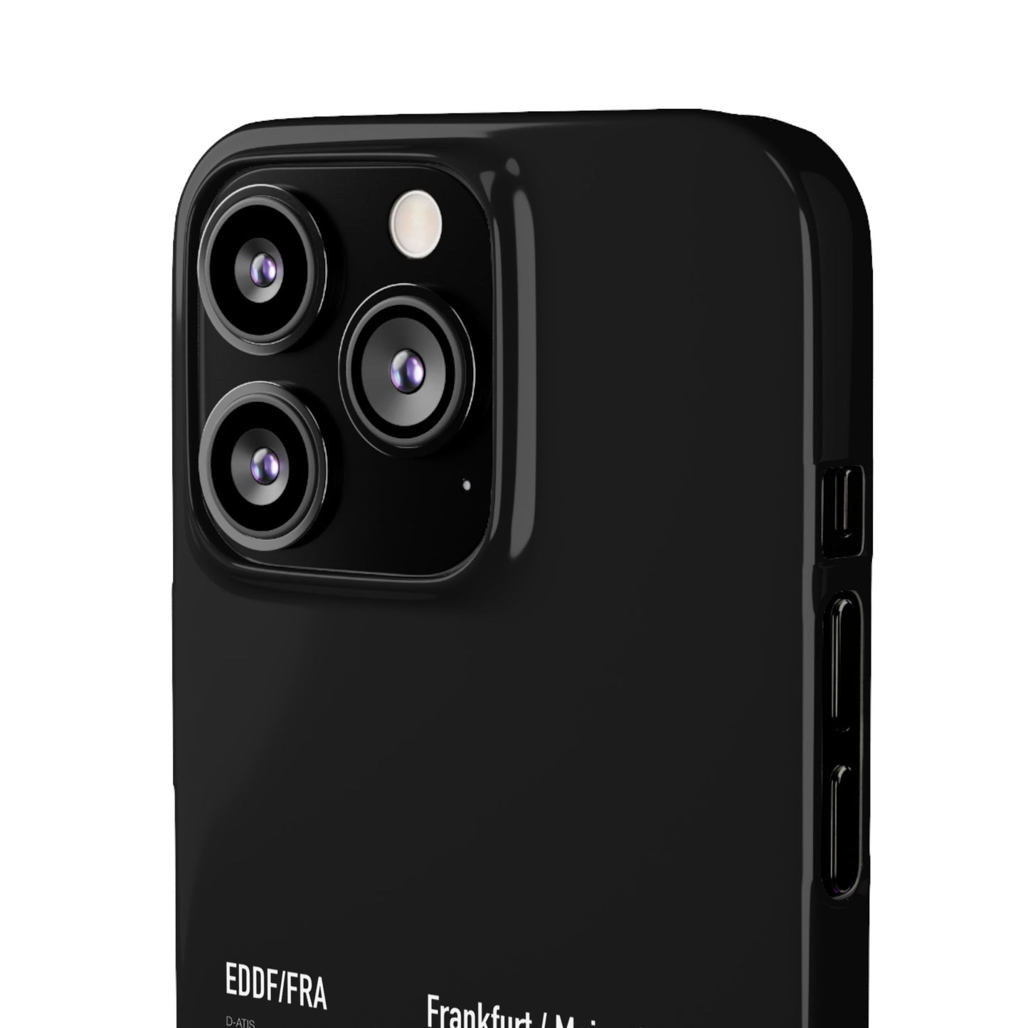 Frankfurt Airport Runway Phone Case - Black Edition