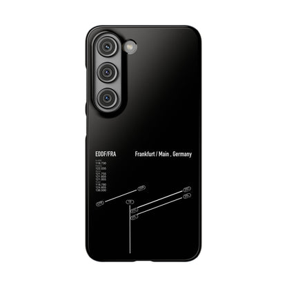 Frankfurt Airport Runway Phone Case - Black Edition