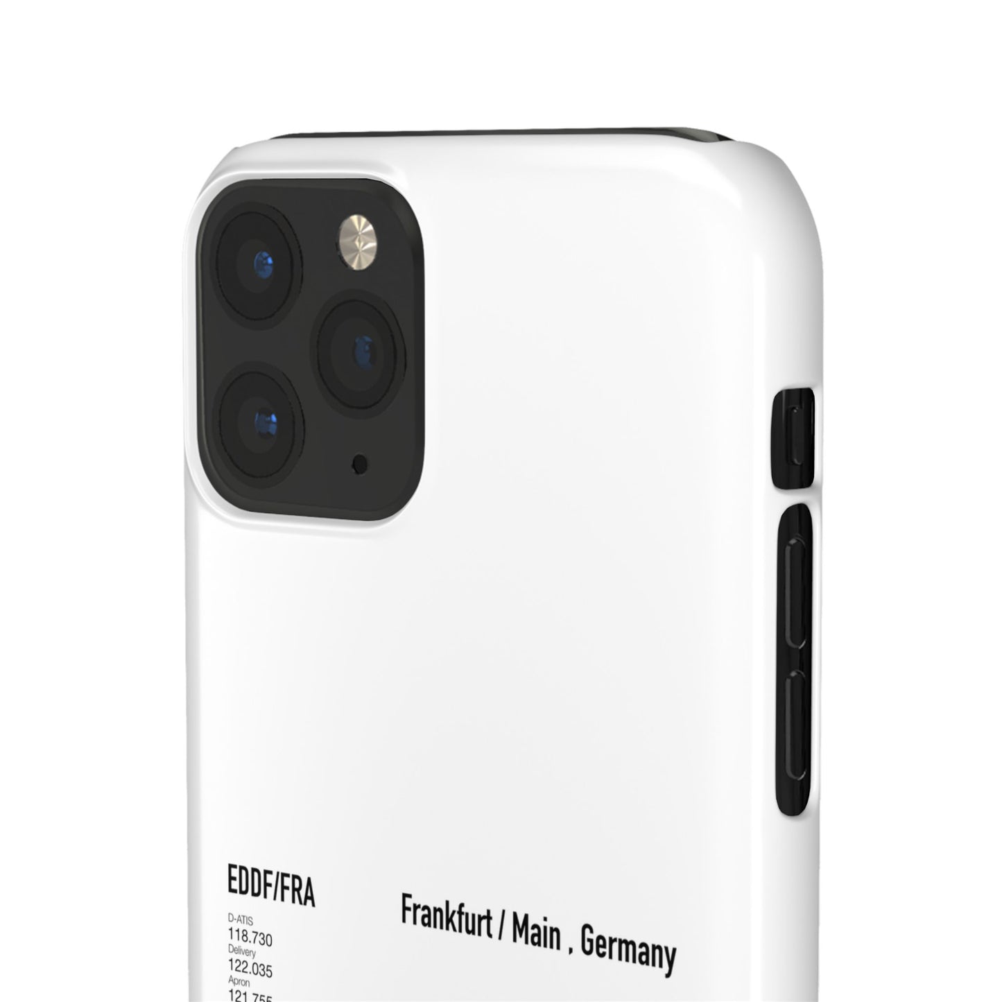 Frankfurt Airport Runway Phone Case - White Edition