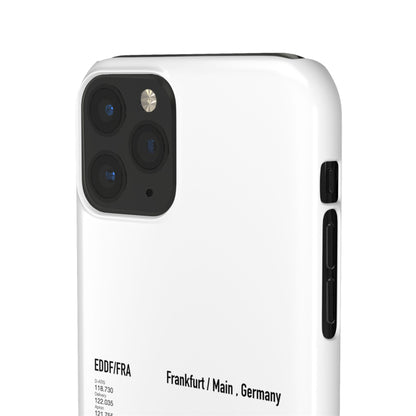 Frankfurt Airport Runway Phone Case - White Edition