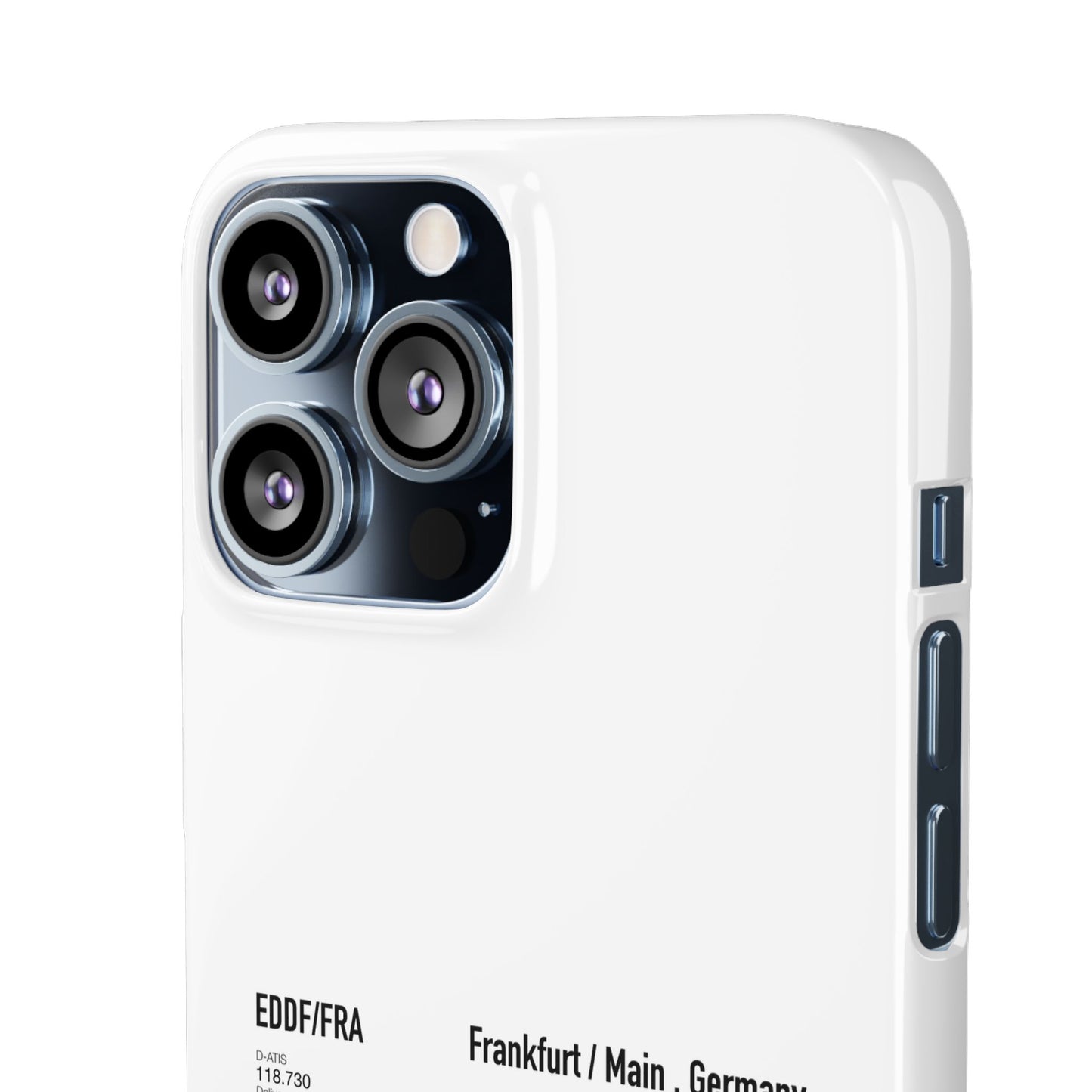 Frankfurt Airport Runway Phone Case - White Edition
