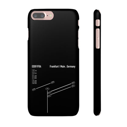 Frankfurt Airport Runway Phone Case - Black Edition