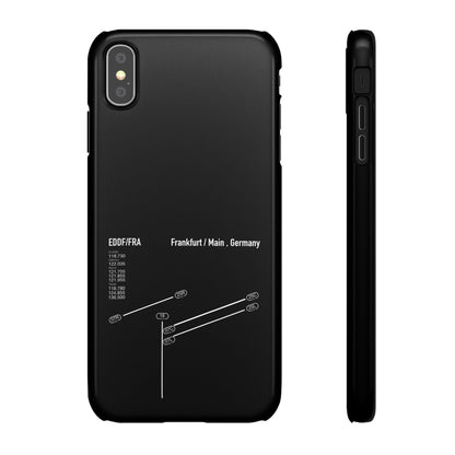 Frankfurt Airport Runway Phone Case - Black Edition